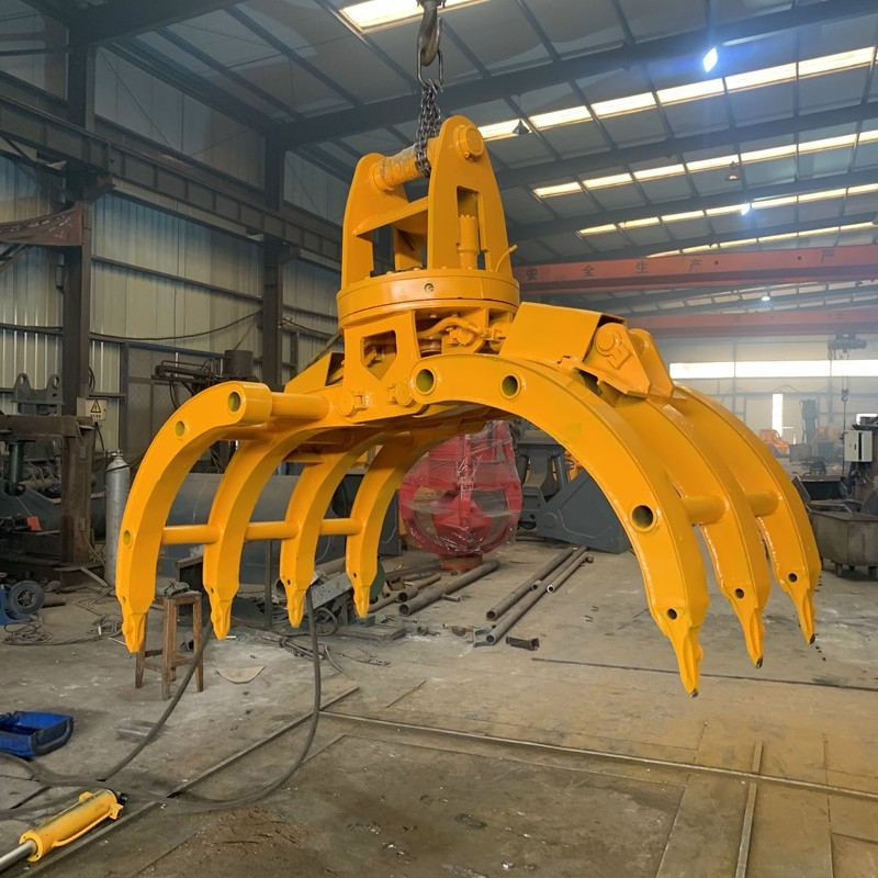 挖機(jī)草捆抓