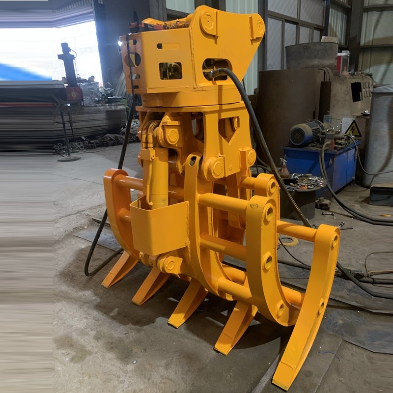 挖機(jī)草捆抓