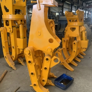 挖機旋轉(zhuǎn)抓鋼機